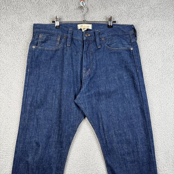 Madewell Jean Mens Size 34x32 Slim Fit Coyle Wash Raw Japanese Red Line Selvedge - Picture 6 of 16